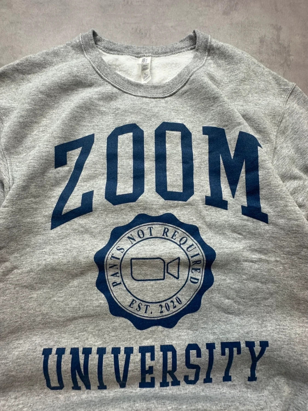 Sweat Vintage Zoom University Gris – College USA