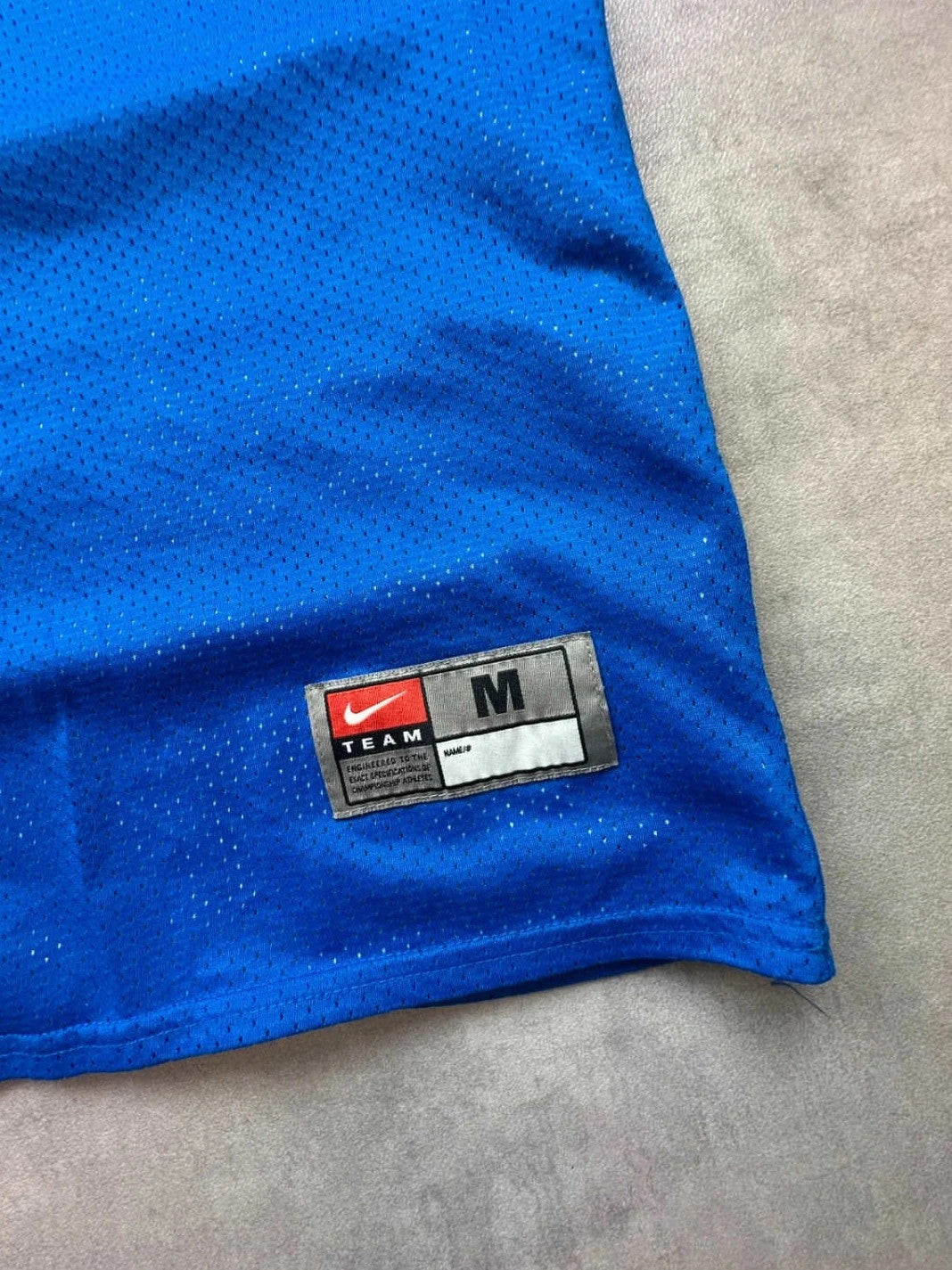 Maillot Basketball Nike Vintage Réversible BSS Bleu Blanc