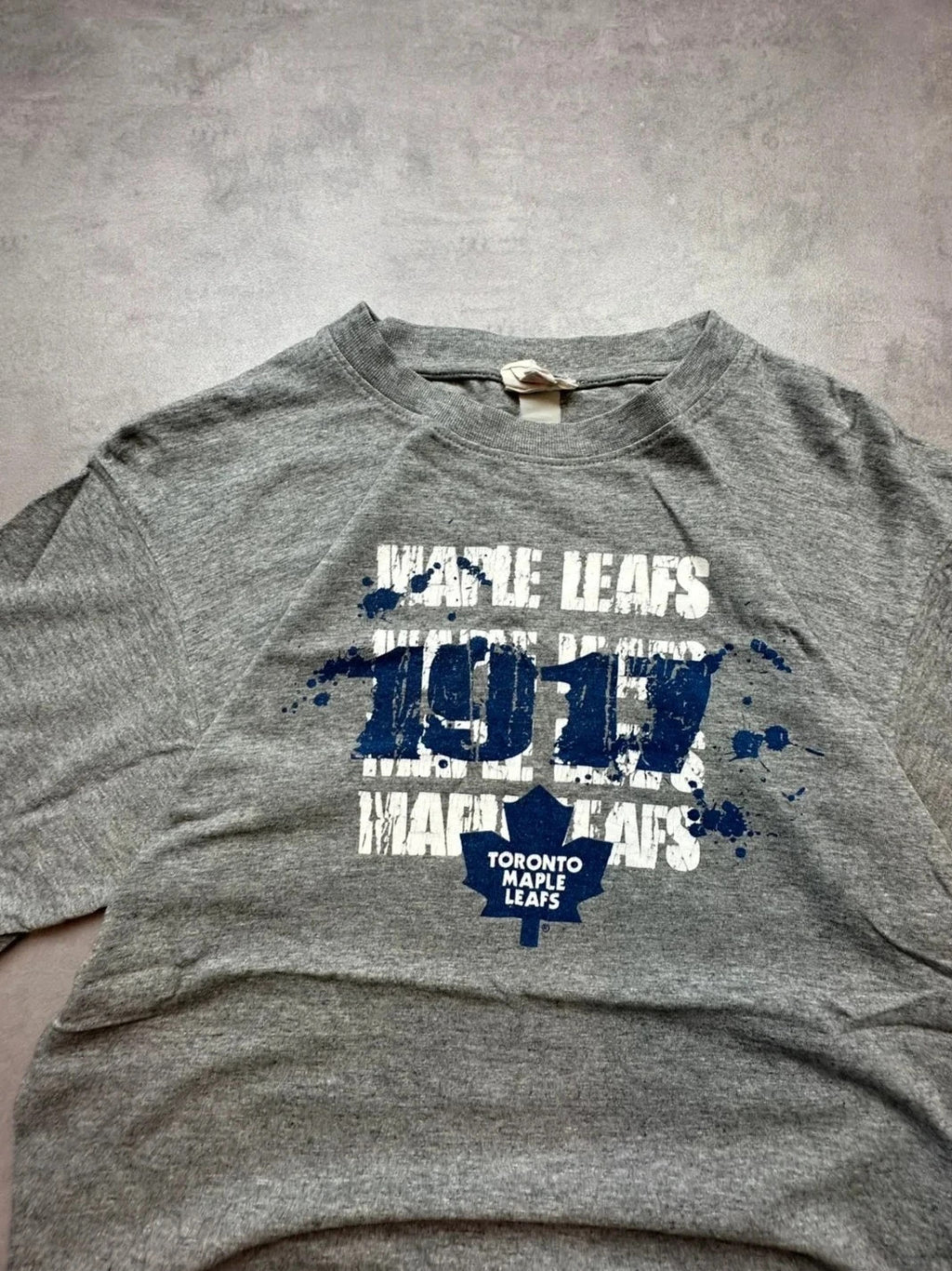 Tee Shirt Vintage Toronto Maple Leafs – Gris