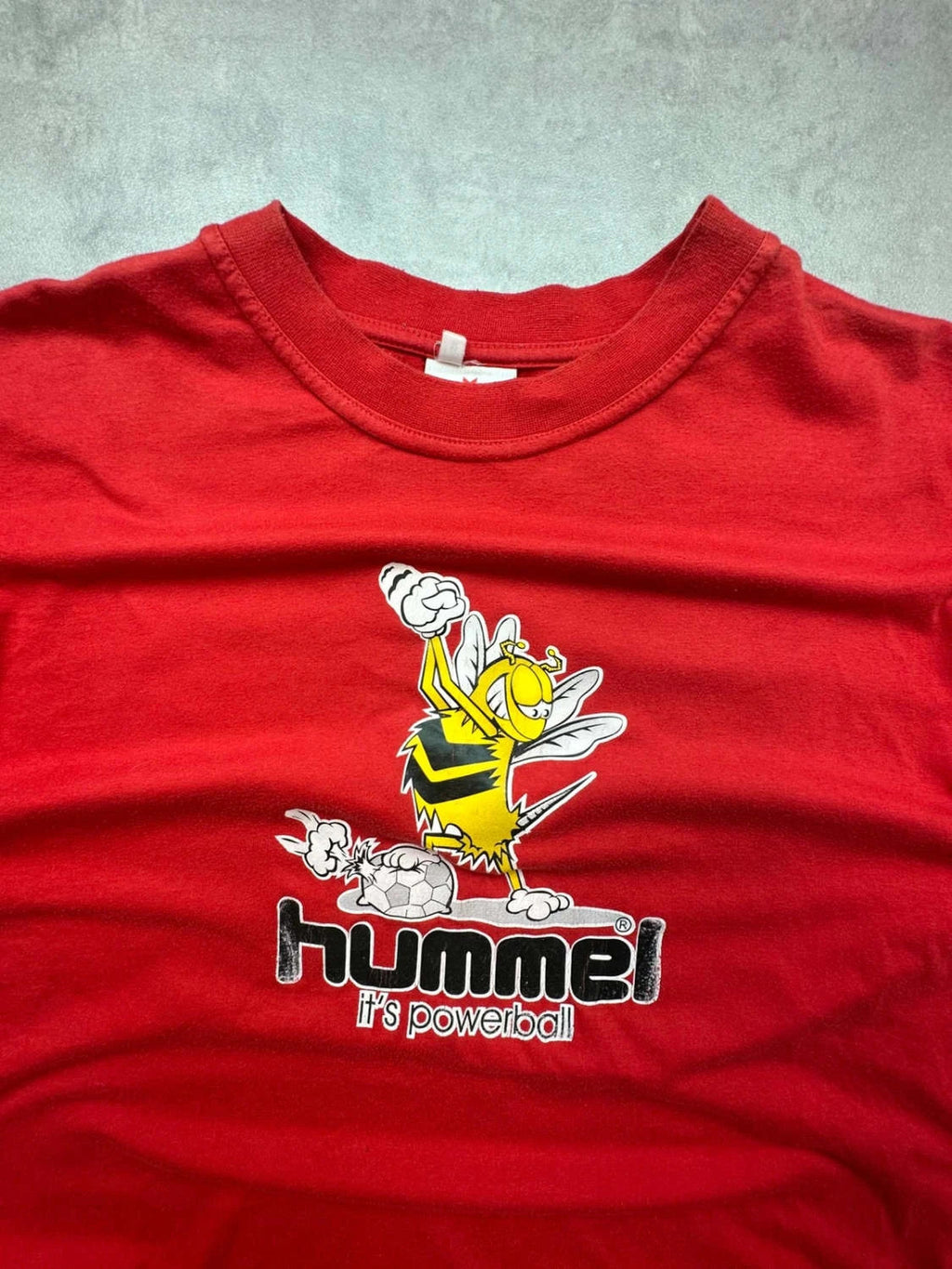 T-Shirt Vintage Hummel Sportswear Graphic Rouge