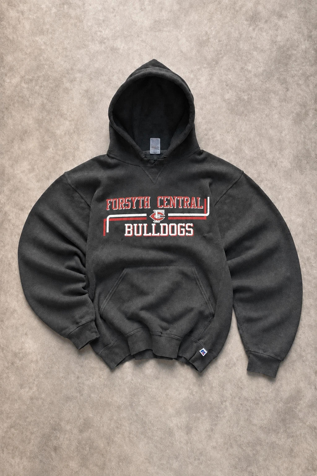 Sweat Russell Athletic Vintage Forsyth Central Bulldogs – Noir