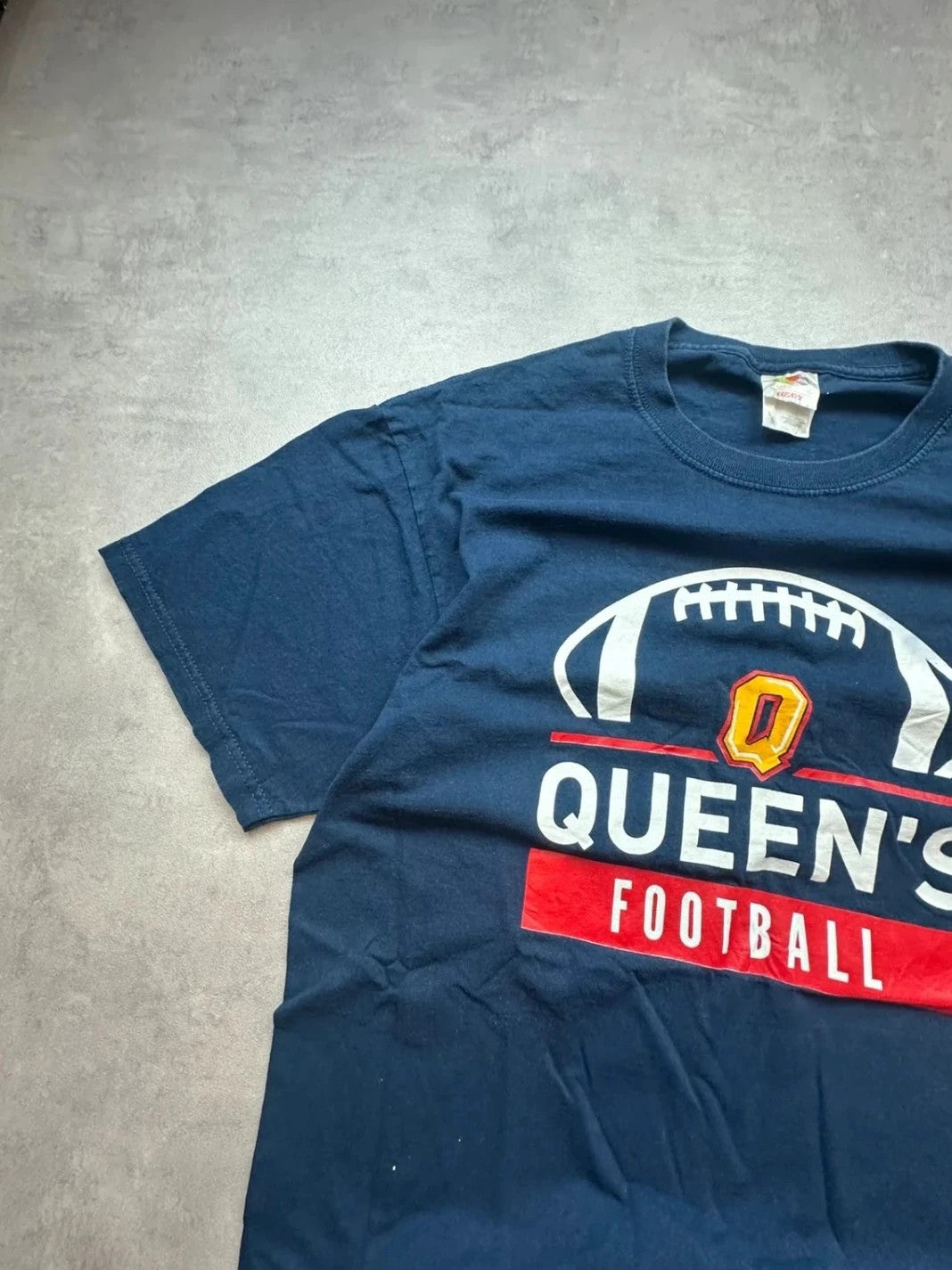 Tee-Shirt Vintage Queen's Football Marine
