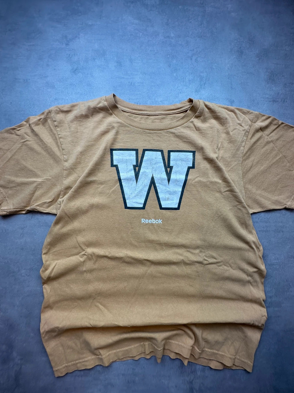 Tee-shirt Baseball Vintage W Beige