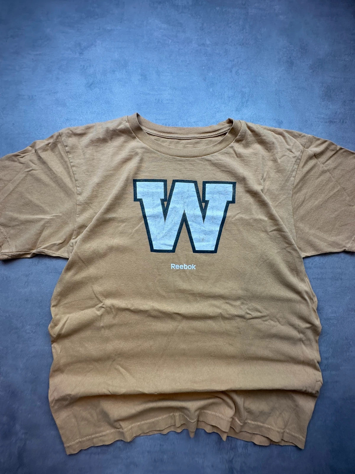 Tee-shirt Baseball Vintage W Beige