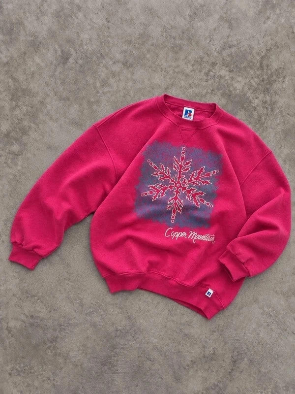 Sweat Russell Athletic Vintage Copper Mountain – Rose