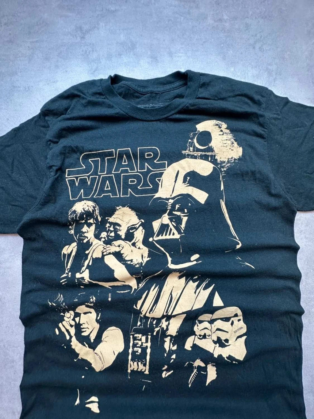 T-Shirt Star Wars Vintage Graphic Noir