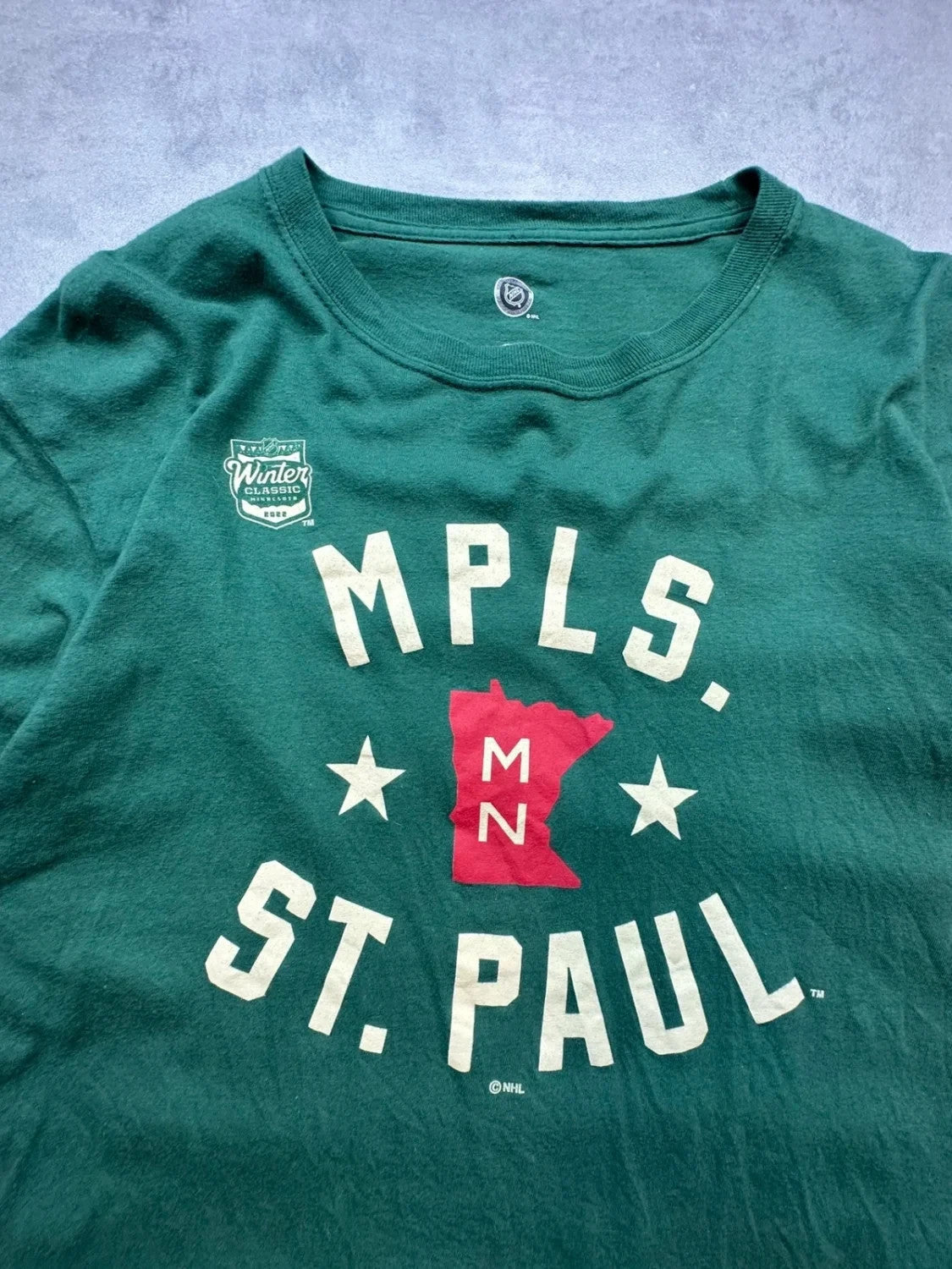 Maillot Hockey NHL Vintage Minnesota Wild Vert
