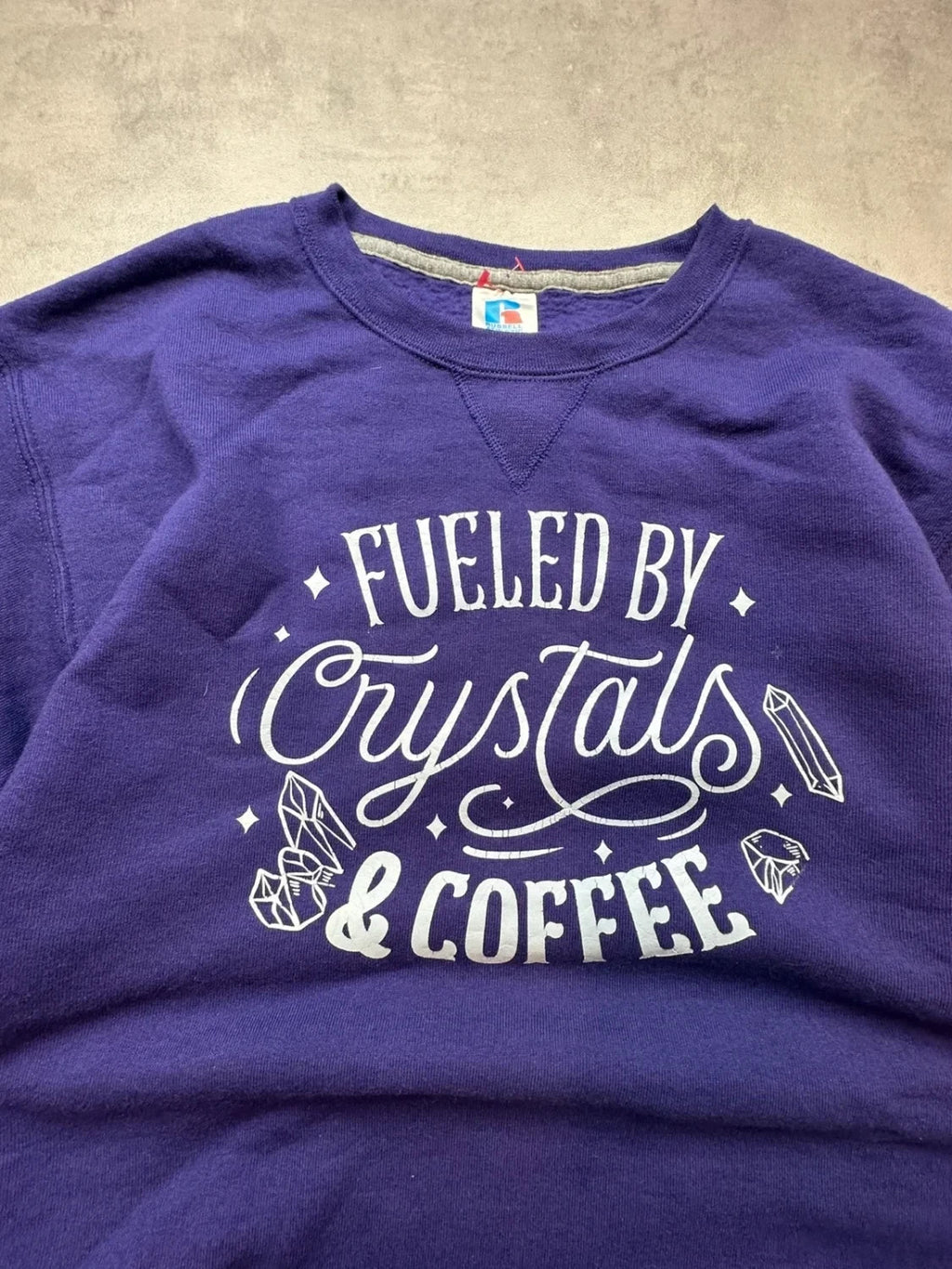 Sweat Russell Athletic Vintage Crystals & Coffee Violet – USA
