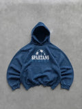 Sweat Vintage Spartans Soccer – Bleu Marine