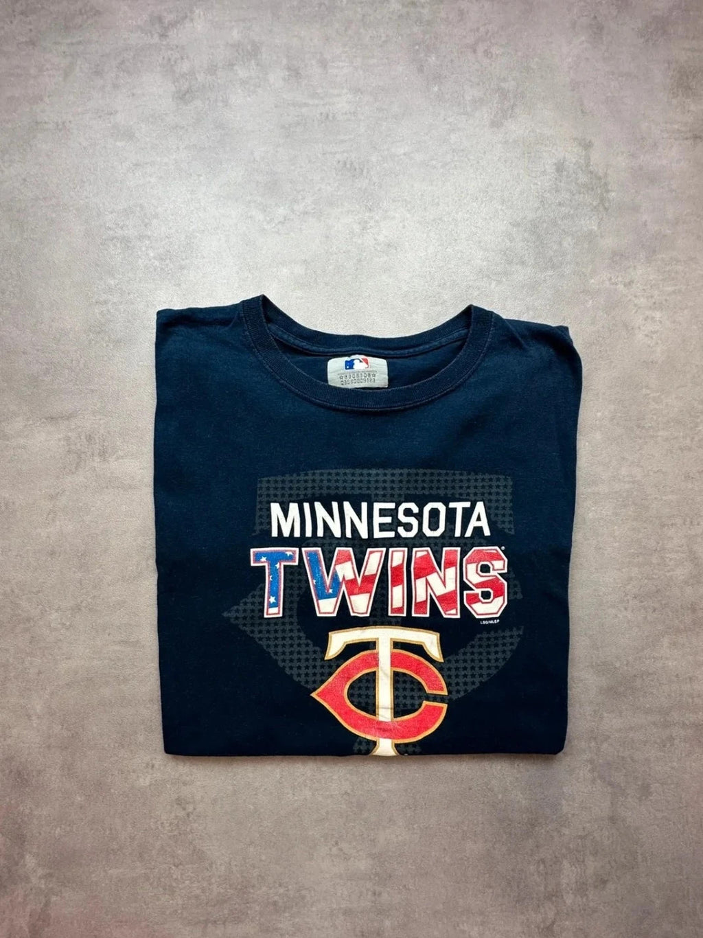 Tee Shirt Vintage MLB Minnesota Twins Navy – Logo Baseball