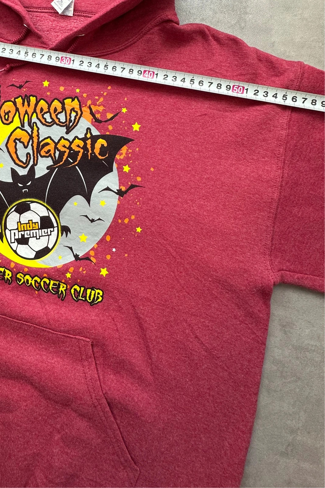 Hoodie Vintage Halloween Classic Indy Premier Soccer Club – Bordeaux