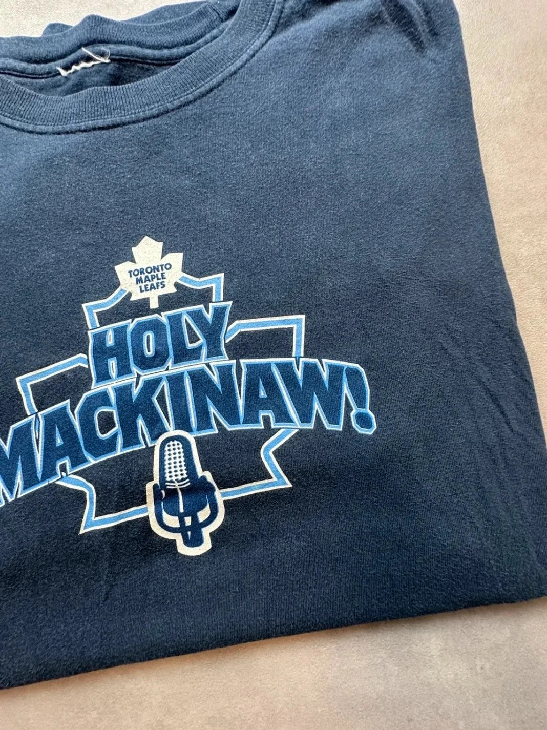 Tee Shirt Vintage Holy Mackinaw Toronto Maple Leafs – Marine