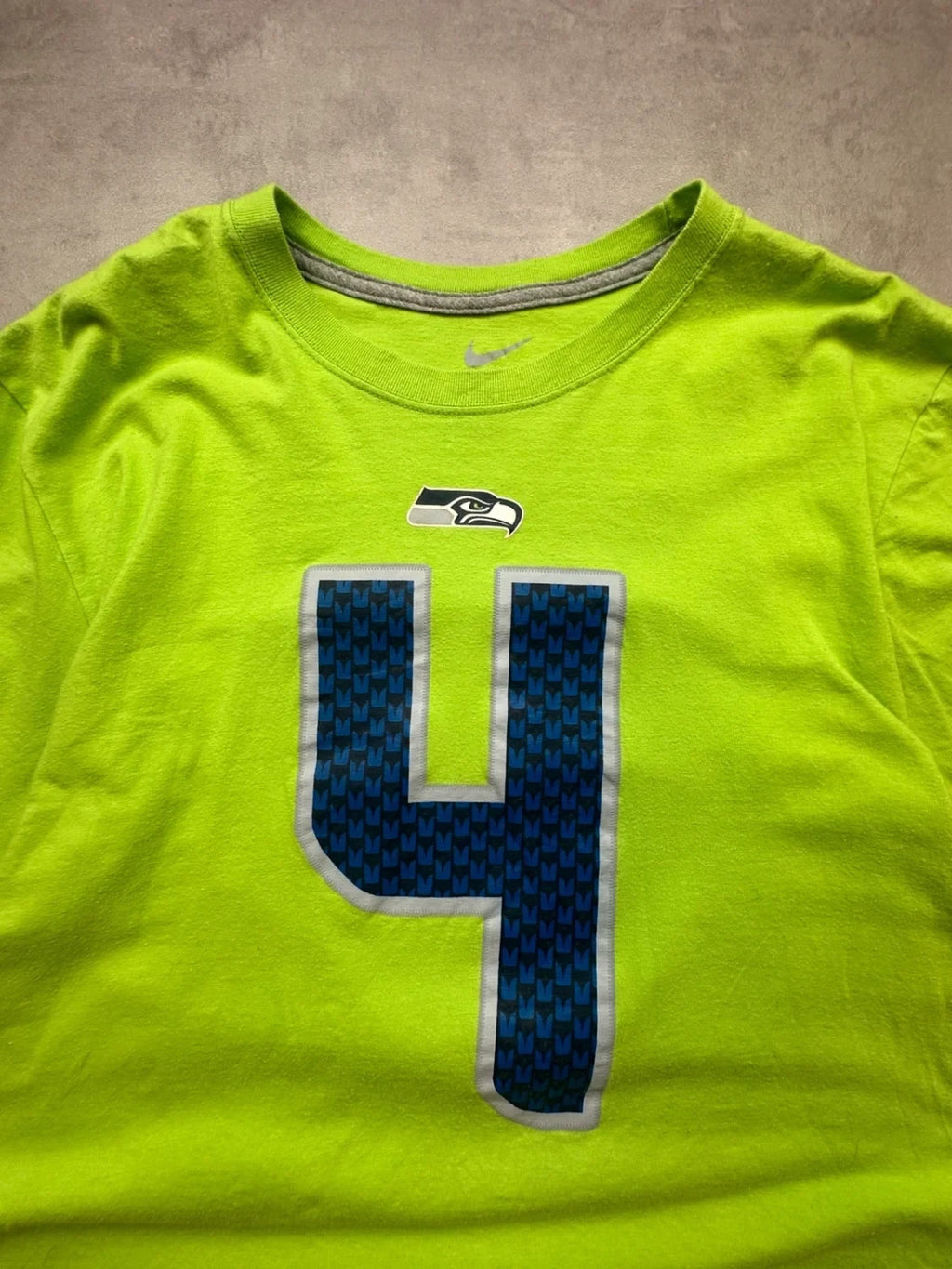 Tee-shirt Nike NFL Vintage Seattle Seahawks Steven Hauschka #4 Vert