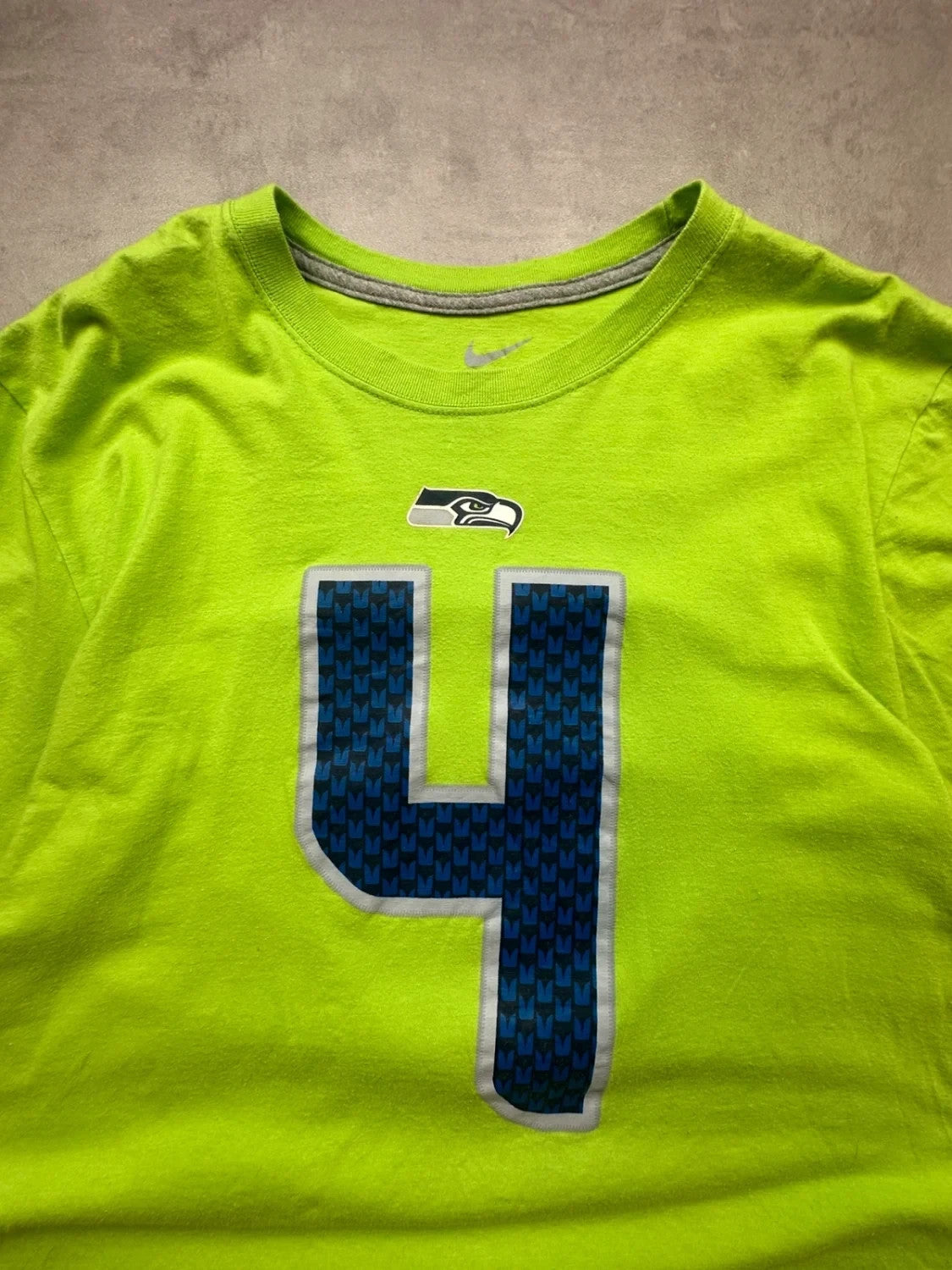 Tee-shirt Nike NFL Vintage Seattle Seahawks Steven Hauschka #4 Vert