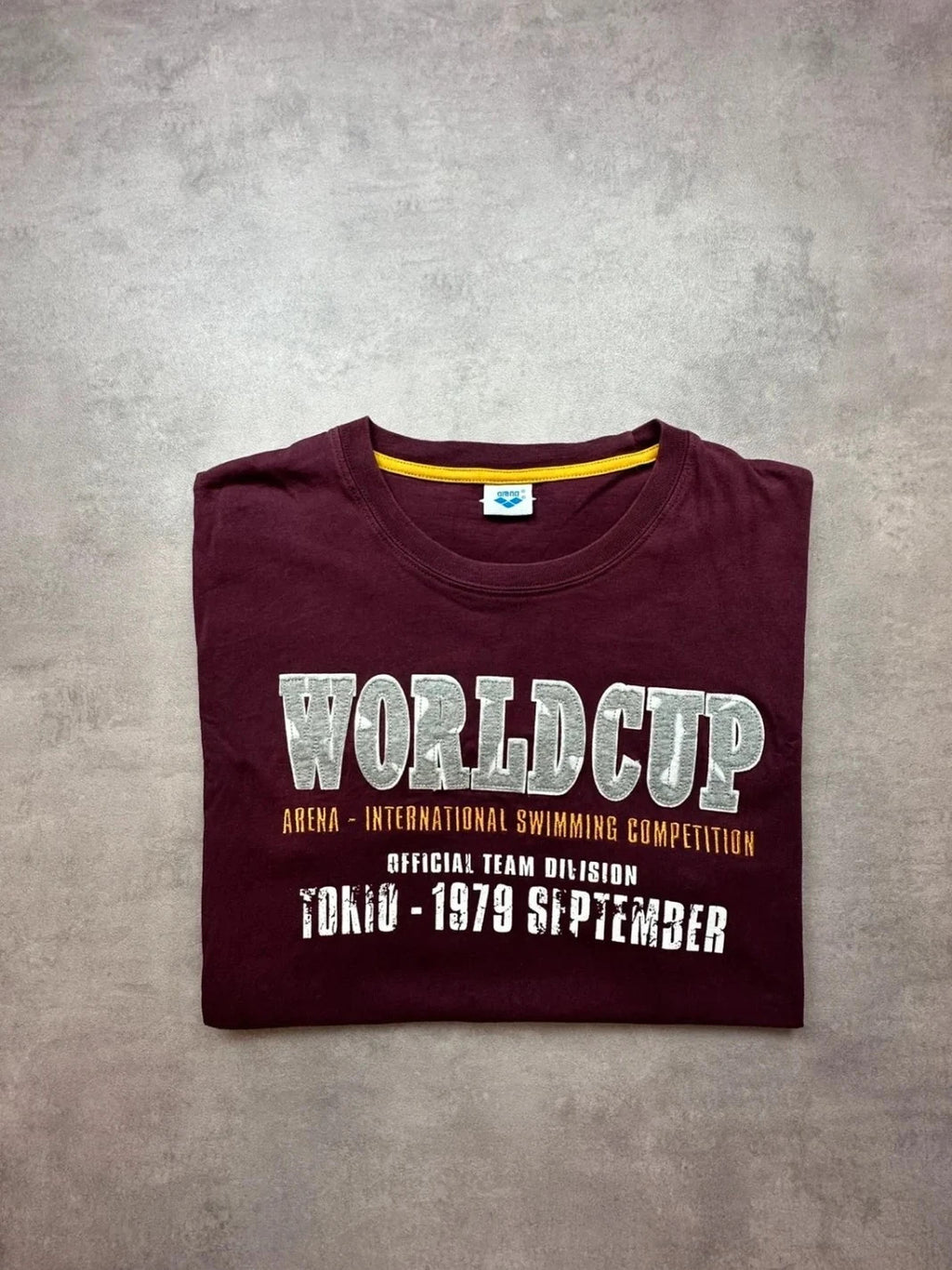 Tee Shirt Vintage Arena World Cup 1979 Tokyo – Swimming