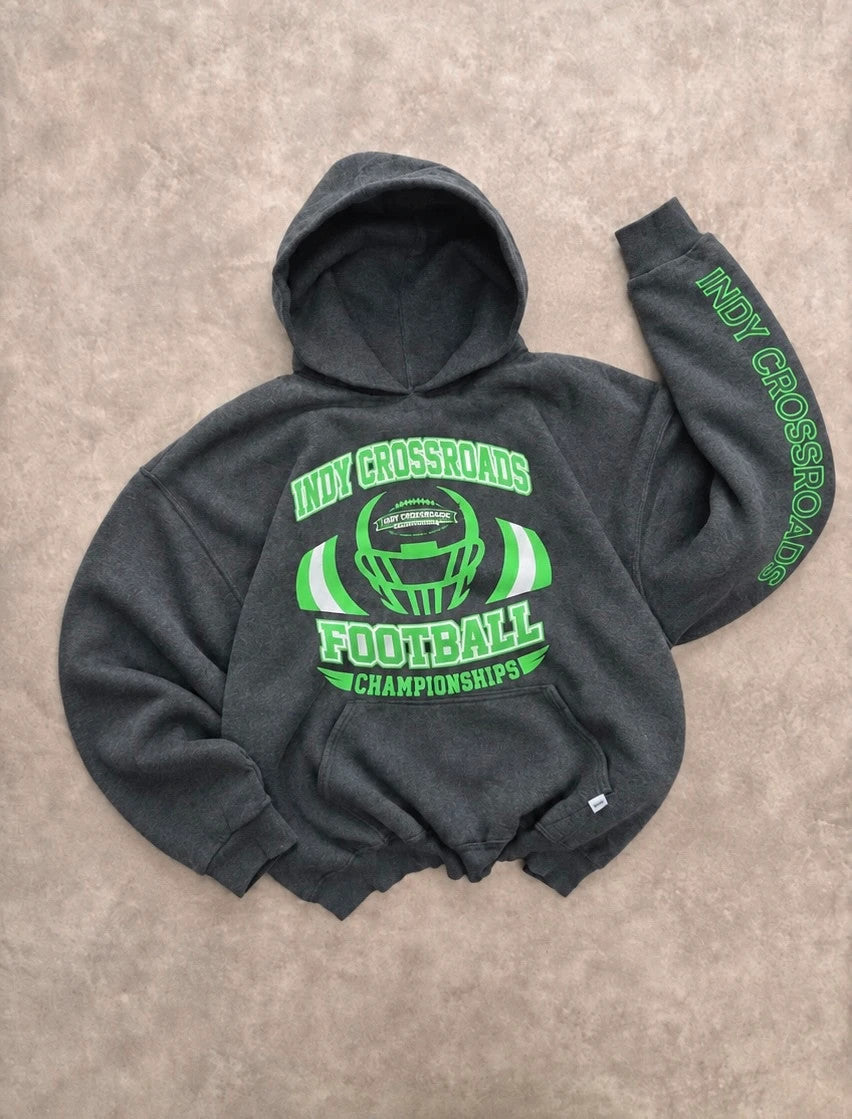 Sweat Russell Athletic Indy Crossroads Football – Gris