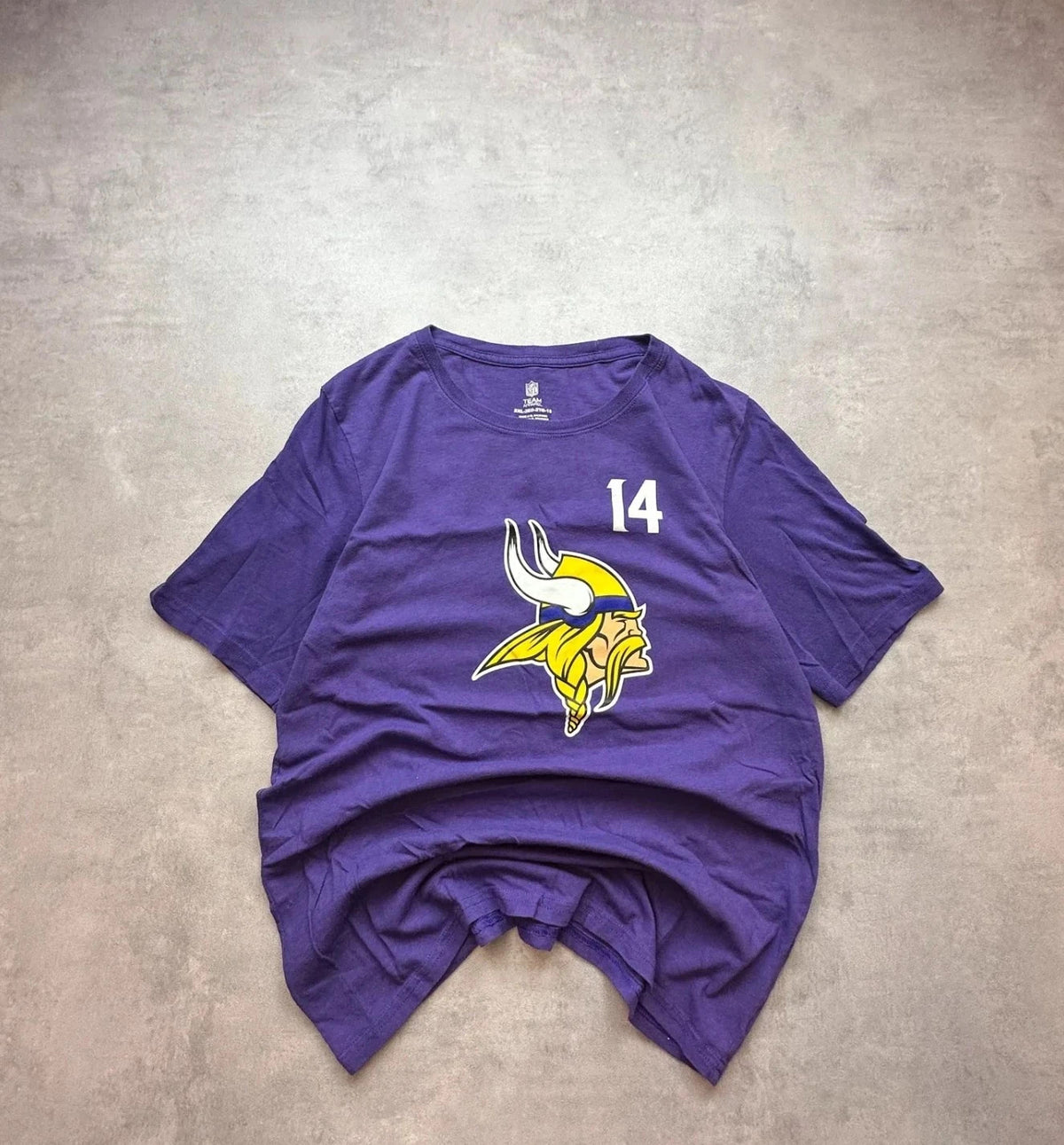 Tee-Shirt NFL Vintage Minnesota Vikings Diggs #14 Violet