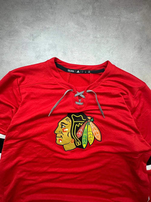 Maillot Adidas NHL Chicago Blackhawks Rouge – Hockey Vintage Y2K