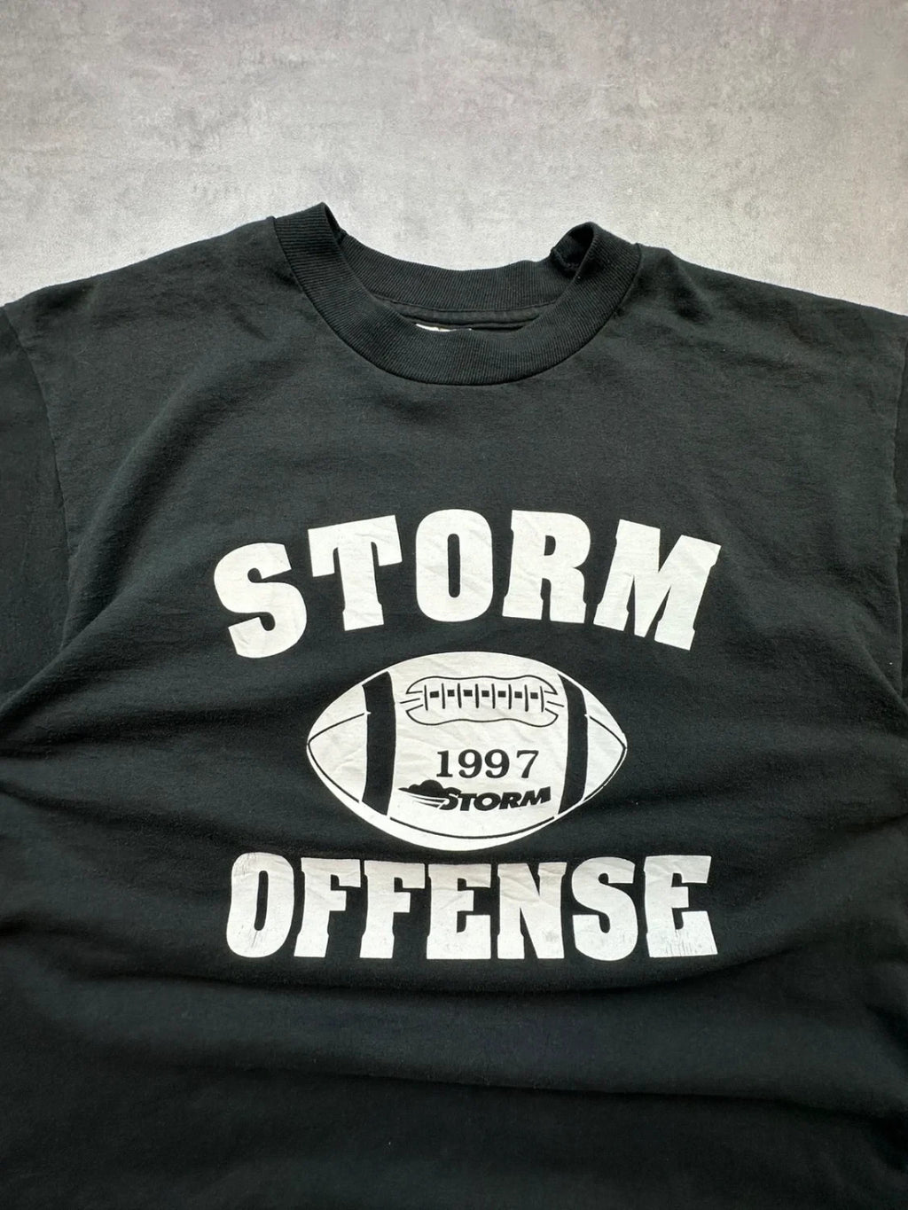 Tee-Shirt Vintage Storm Offense 1997 Noir