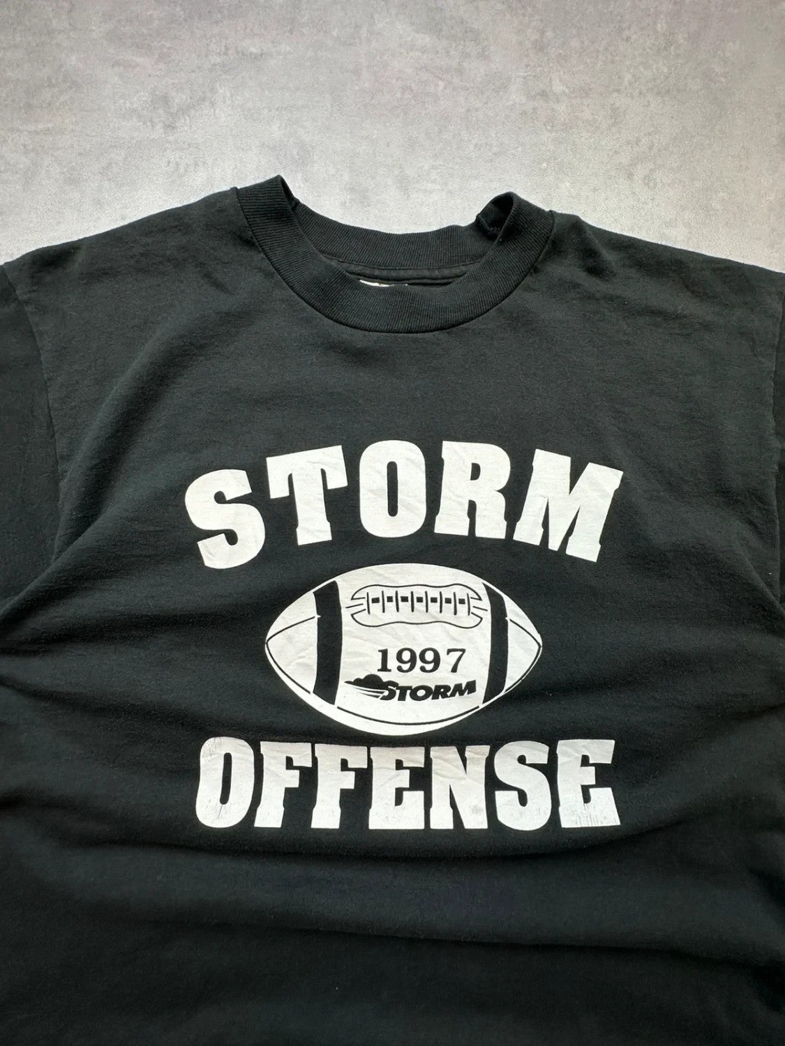 Tee-Shirt Vintage Storm Offense 1997 Noir