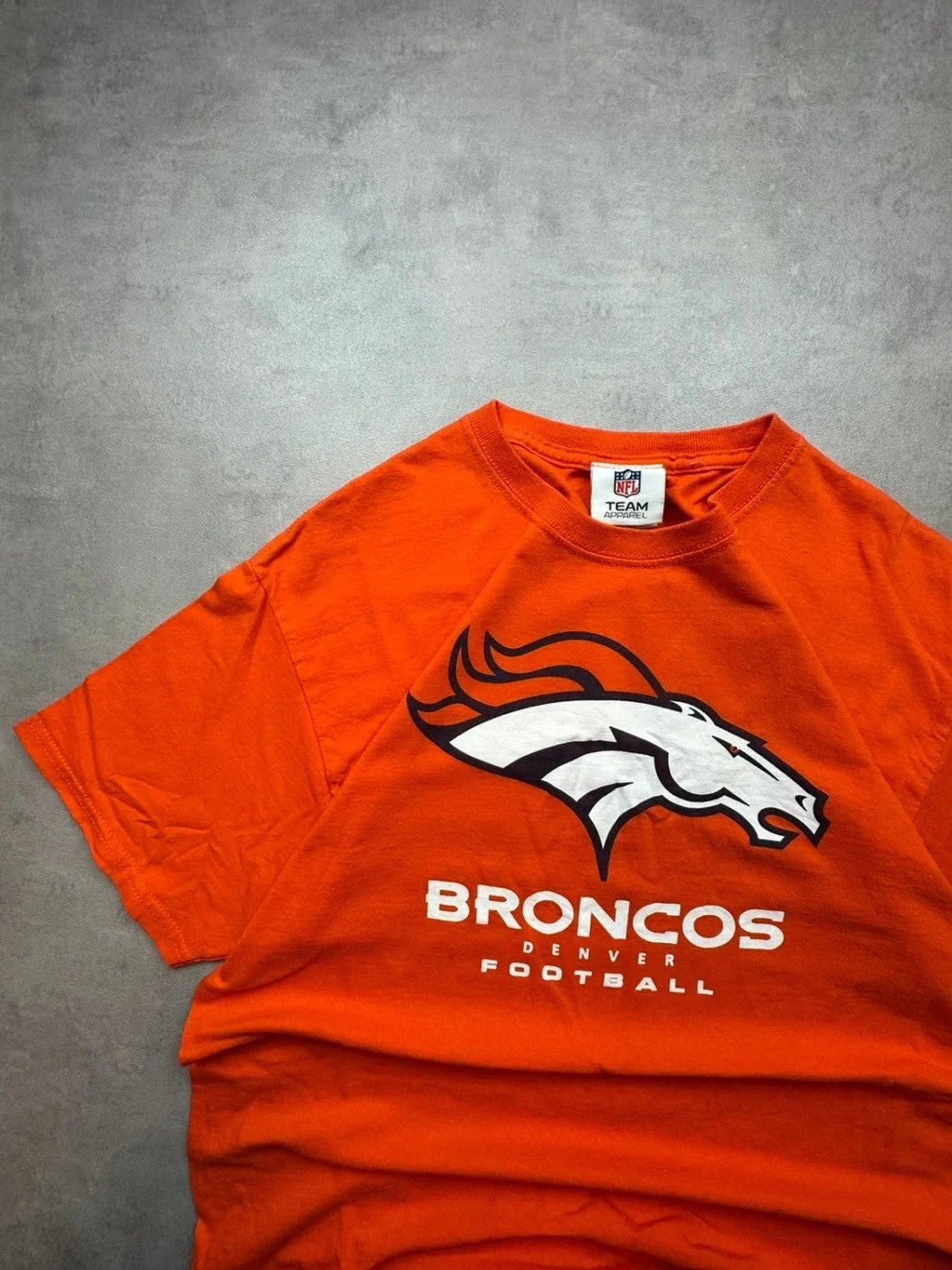 Tee-Shirt Vintage Denver Broncos Football Orange