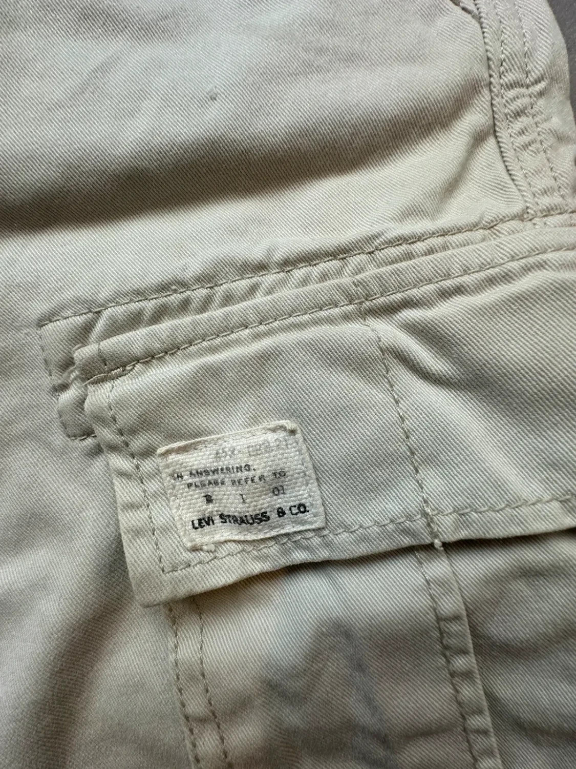 Short Cargo Levi's Vintage Blanc