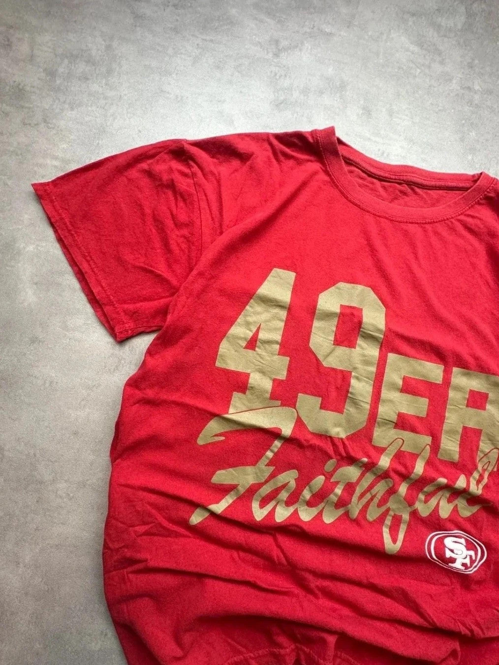 Tee-Shirt San Francisco 49ers Vintage Faithful Rouge – NFL