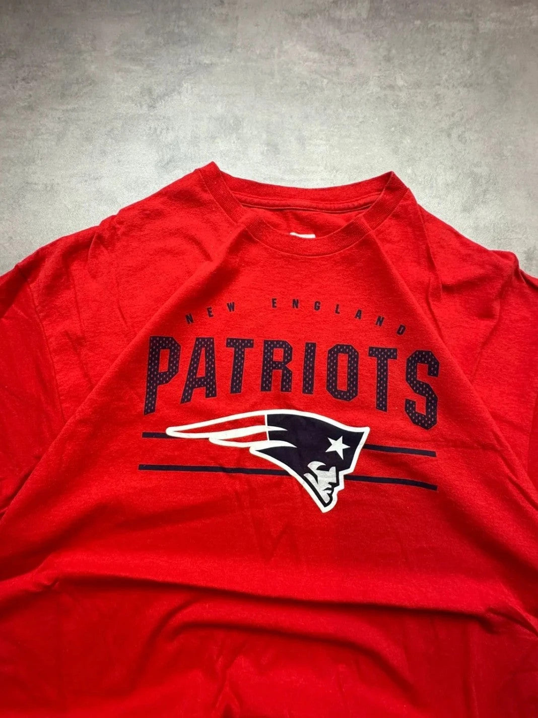 Tee-Shirt NFL New England Patriots Vintage Rouge – Football Américain