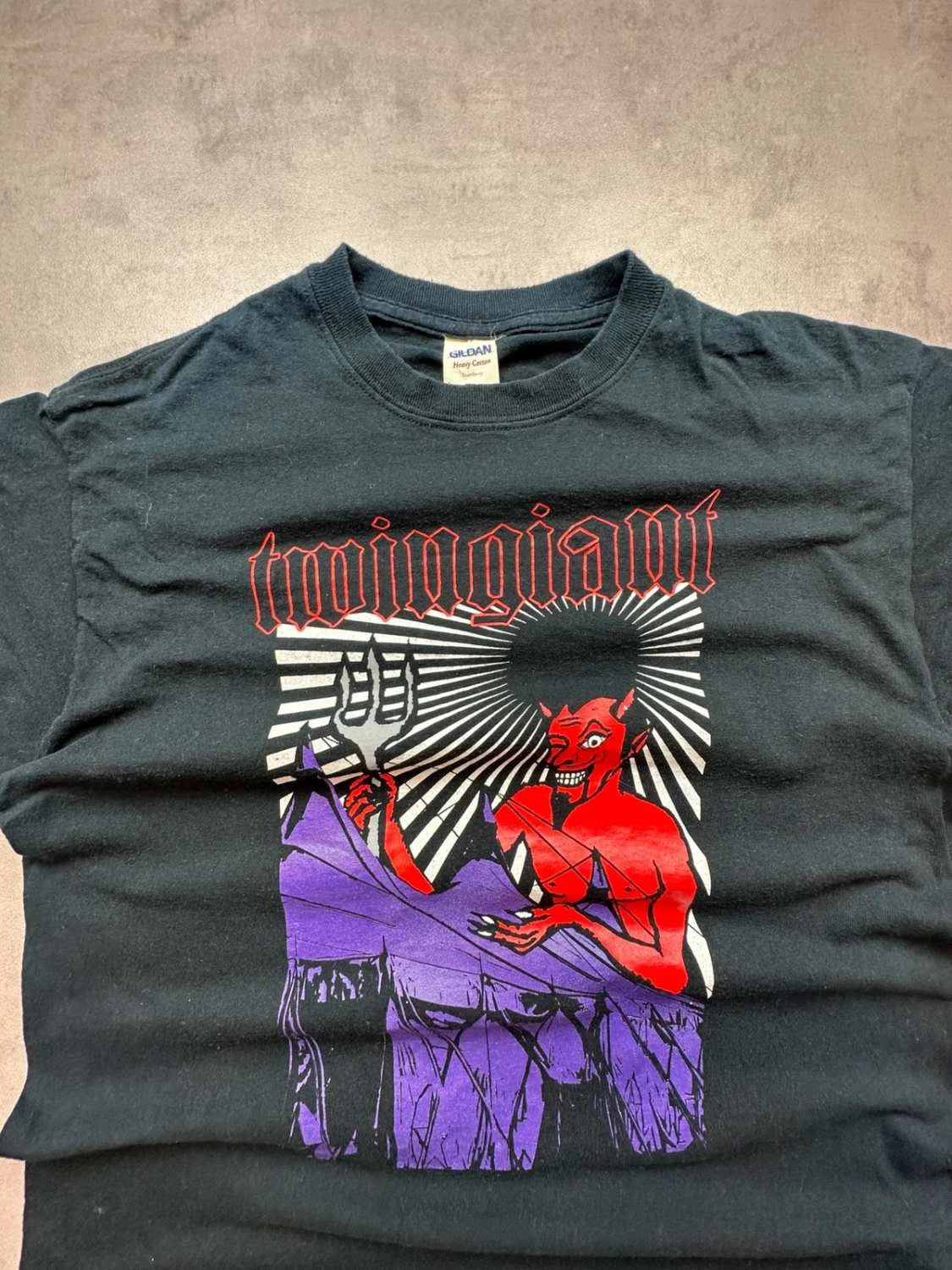 T-Shirt Vintage Twingiant Noir