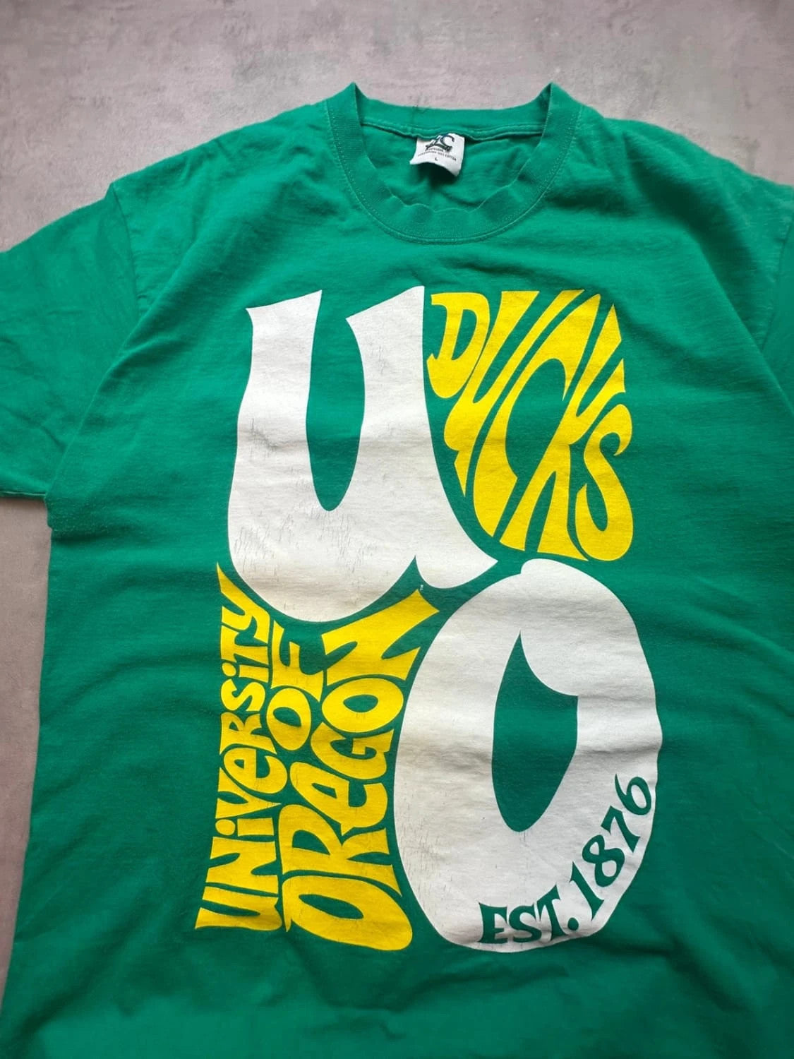 T-Shirt Oregon Ducks Vintage University of Oregon – Vert