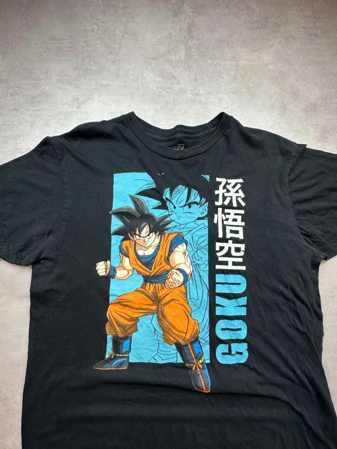 T-Shirt Dragon Ball Z Goku Vintage – Noir