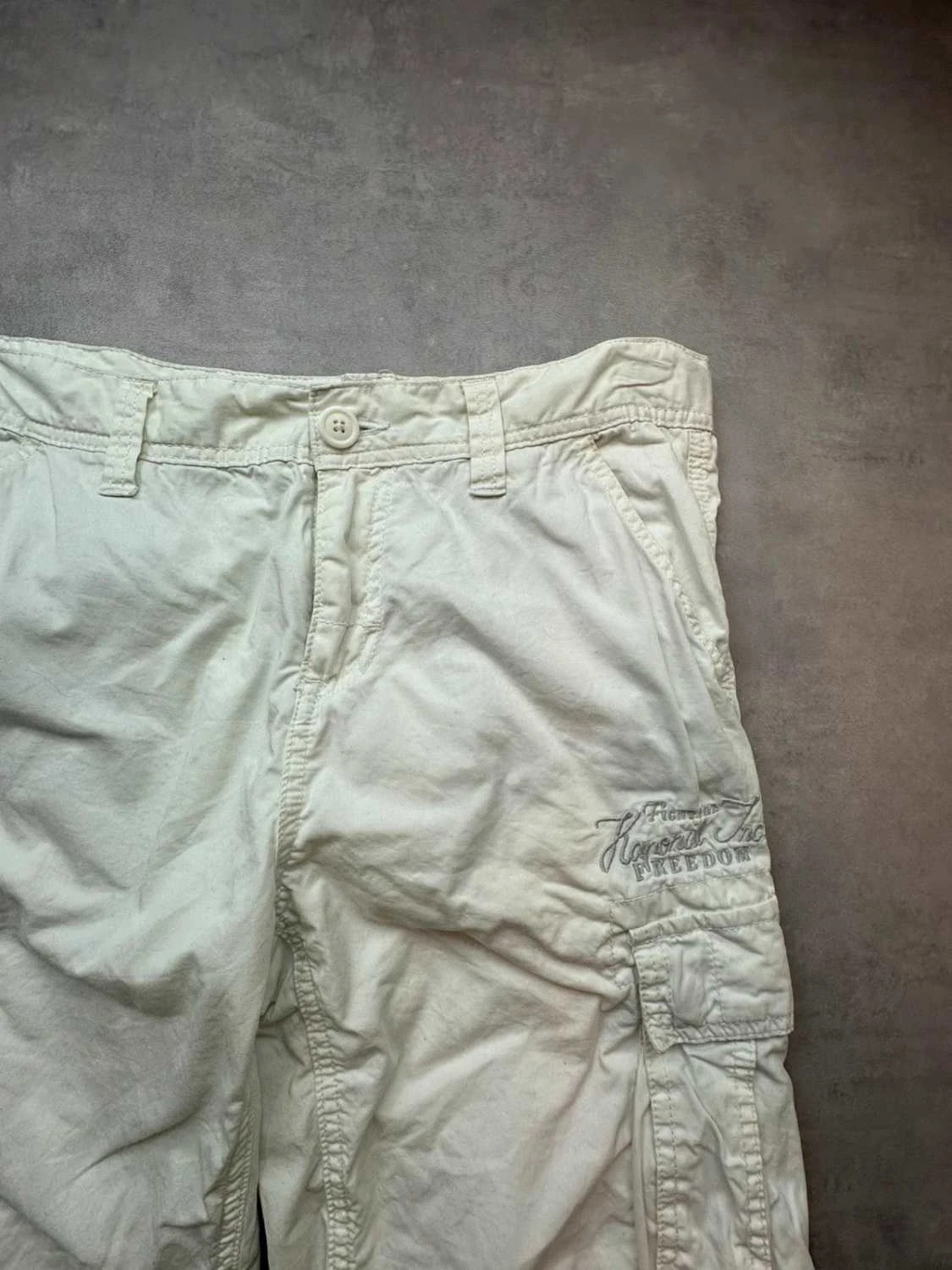 Short Cargo Kaporal Jeans Vintage Blanc
