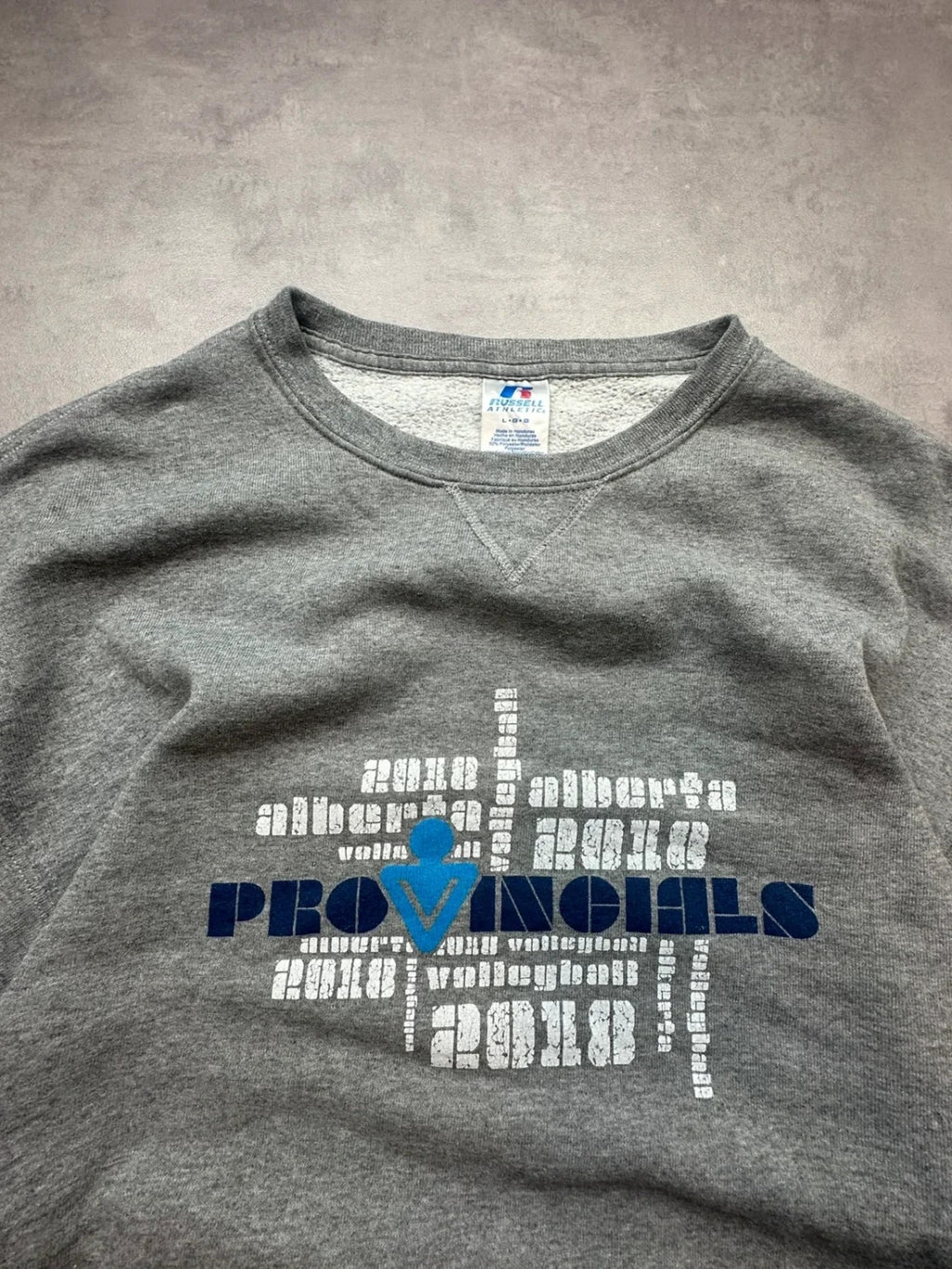 Sweat Russell Athletic Vintage Provincials 2018 Gris | WellStore Vintage