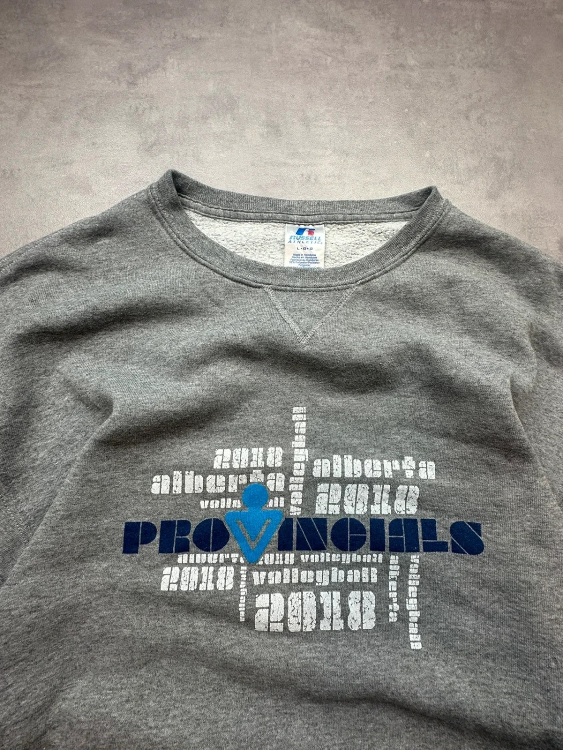Sweat Russell Athletic Vintage Provincials 2018 Gris | WellStore Vintage