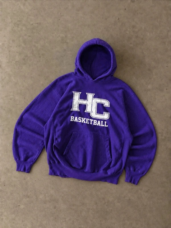 Hoodie HC Basketball Vintage – Violet College USA
