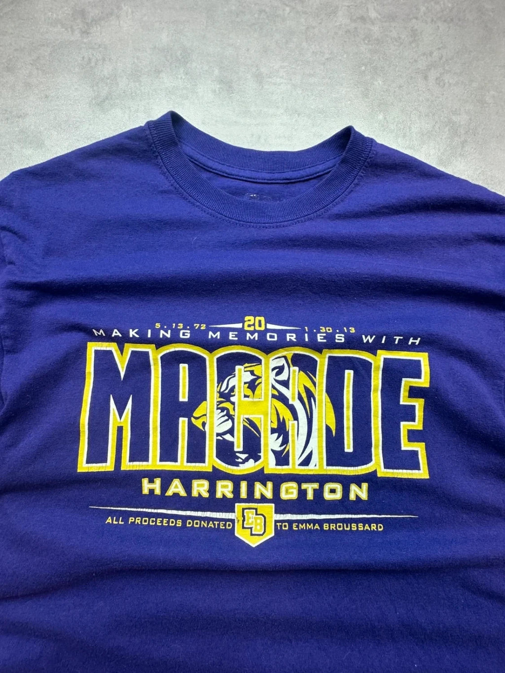 Tee-Shirt Vintage Macade Harrington Tiger Violet