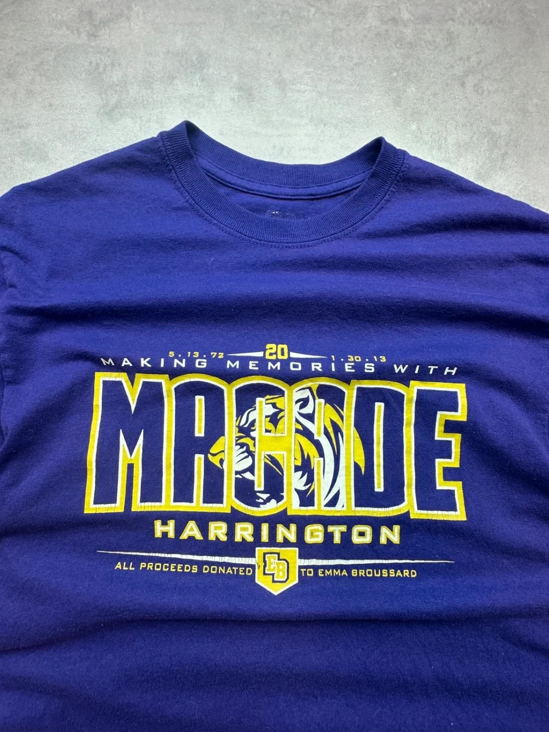 Tee-Shirt Vintage Macade Harrington Tiger Violet