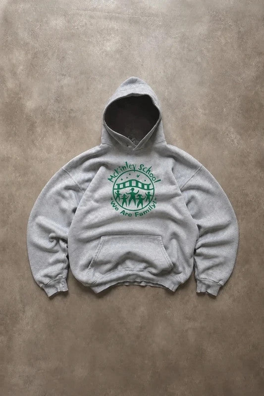 Sweat Vintage McKinley School Family – Gris