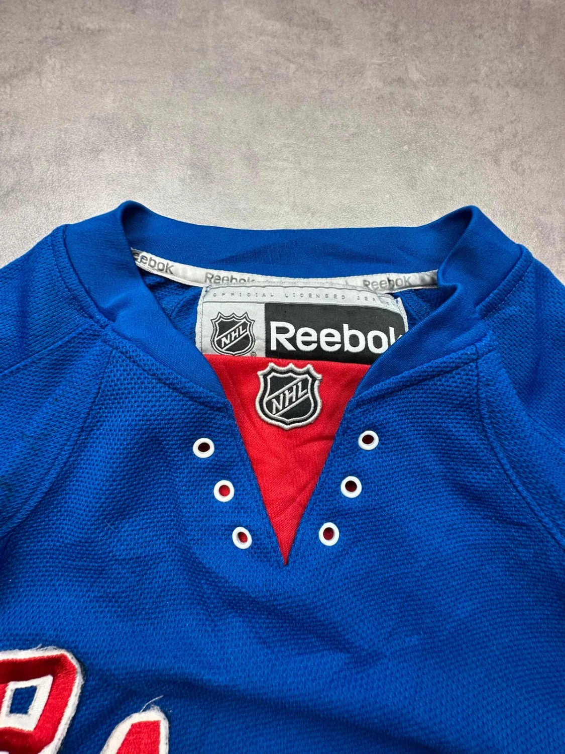Maillot New York Rangers Reebok NHL Vintage Hockey Bleu