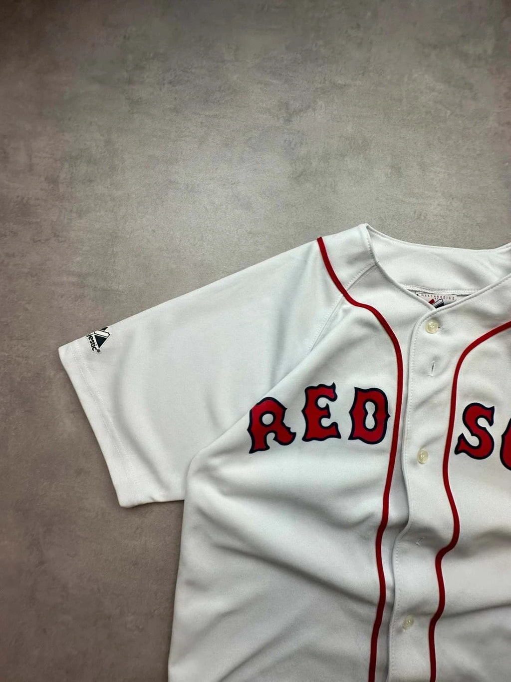 Maillot Vintage MLB Boston Red Sox Jason Varitek #33 – Majestic