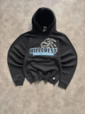 Sweat Hoodie Vintage Hillcrest Cross Country Eagles – Noir