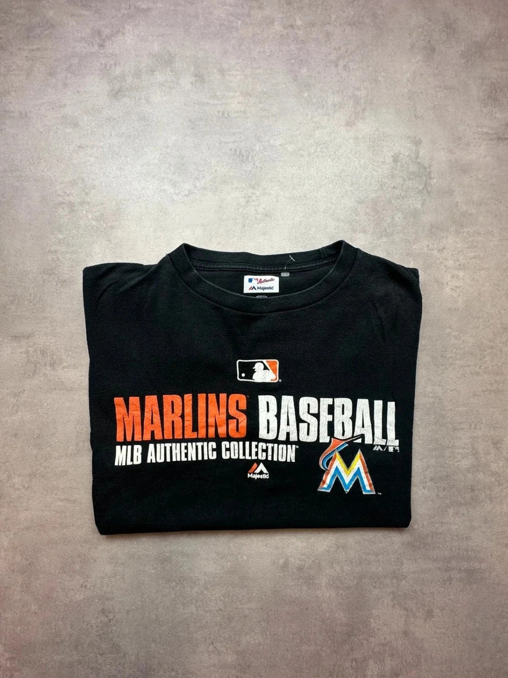 Tee Shirt MLB Vintage Miami Marlins – Noir