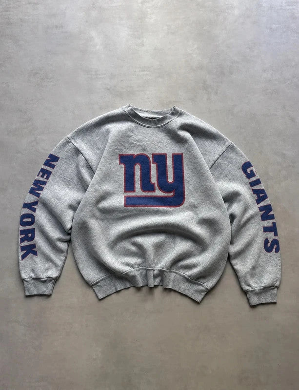 Sweat Crewneck Vintage New York Giants NFL – Gris