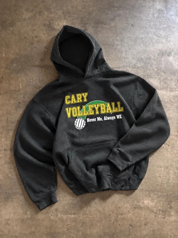 Sweat Hoodie Vintage Cary Volleyball Wilson #11 – Noir