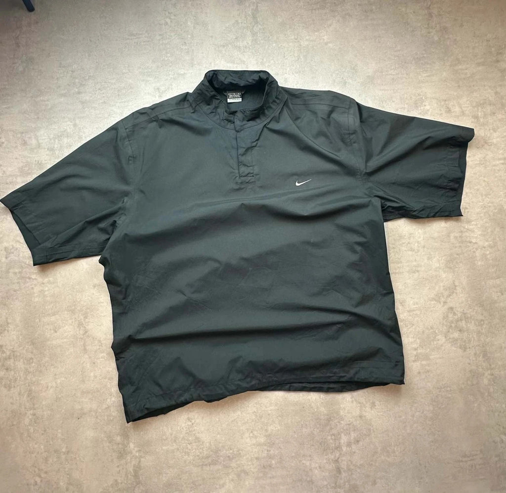 Nike Golf Storm-FIT Vintage Coupe-Vent Noir Y2K – Swoosh Brodé