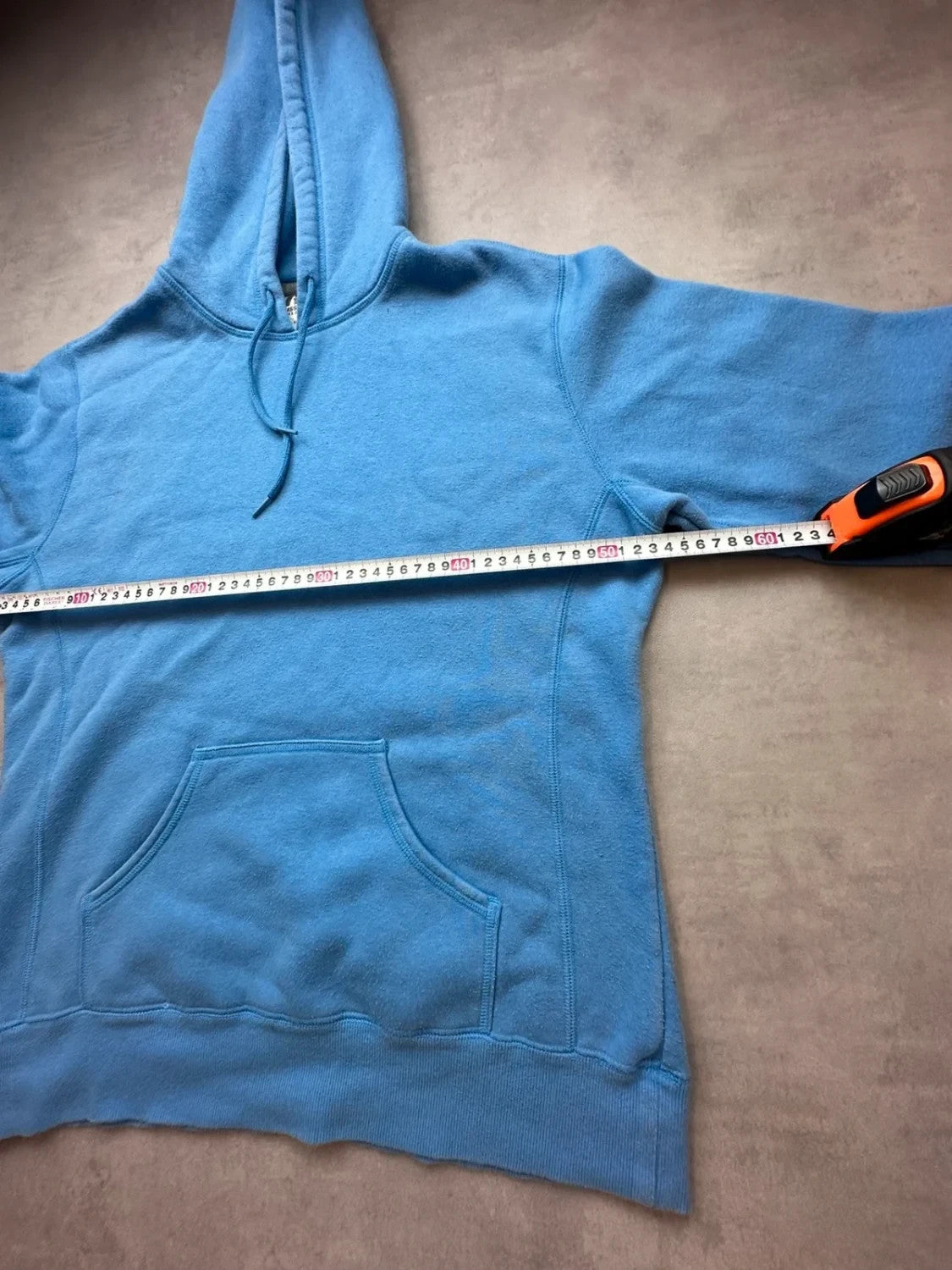 Hoodie Vintage Russell Athletics Bleu – 90s Y2K Sportswear USA