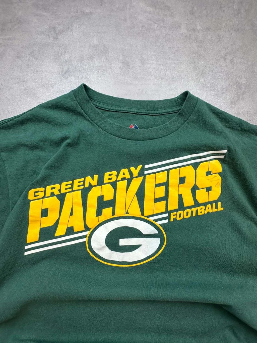 T-Shirt Vintage NFL Green Bay Packers Majestic Vert