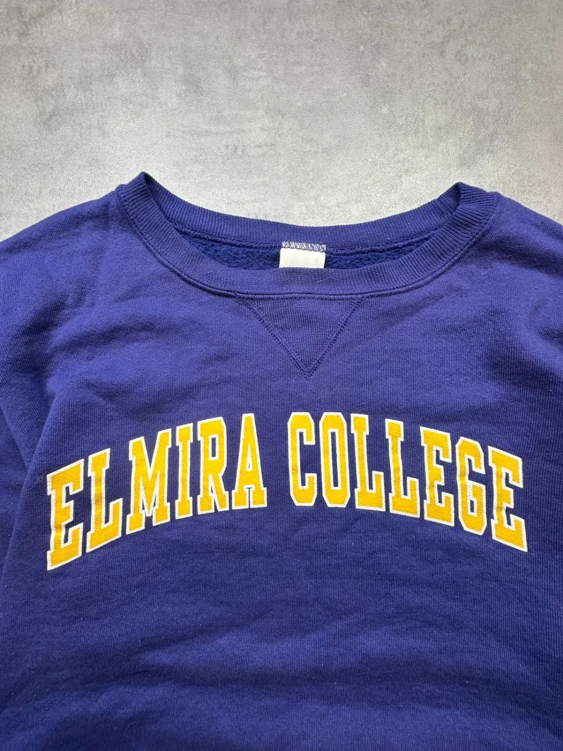Sweat Russell Athletic Vintage Elmira College Violet – College USA