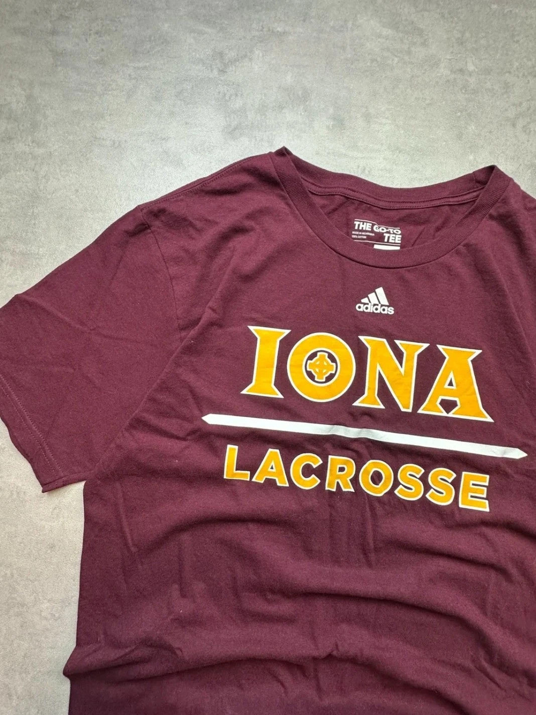 Tee-Shirt Adidas Iona Lacrosse Bordeaux