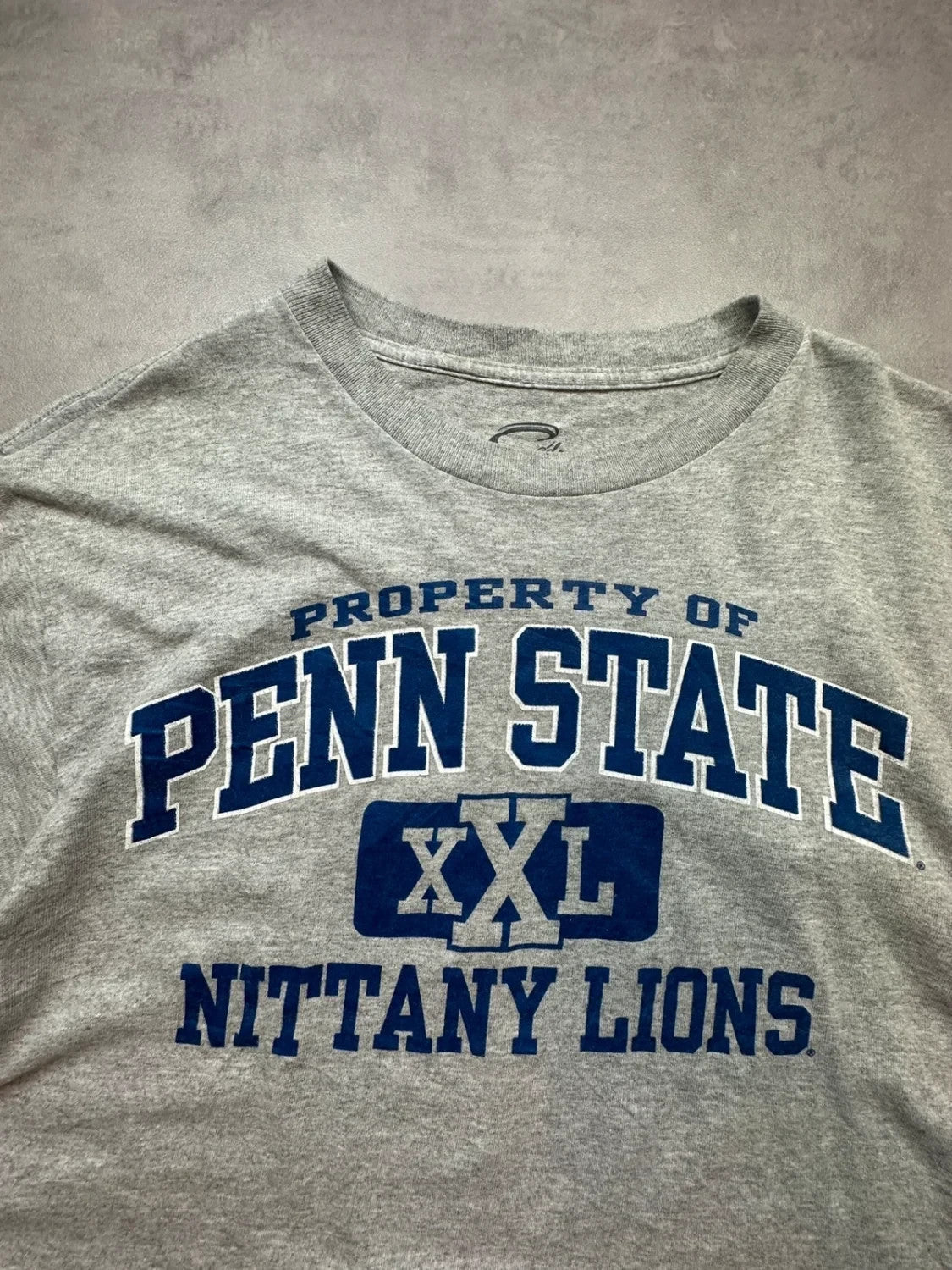 Tee-shirt Vintage Penn State University Gris Années 90
